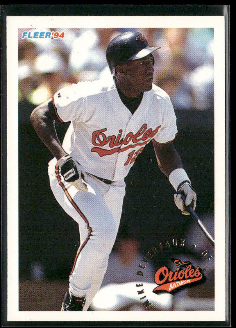 Mike Devereaux 1994 Fleer #3 Baltimore Orioles