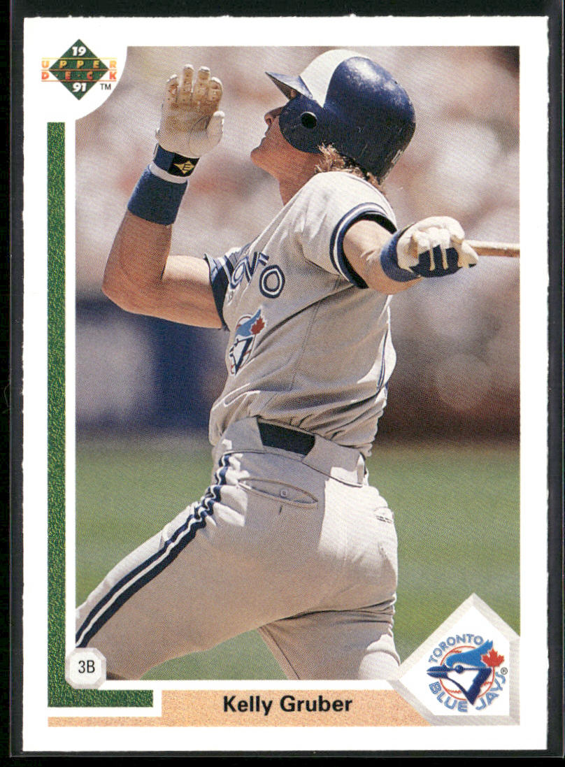 Kelly Gruber 1991 Upper Deck #374b Toronto Blue Jays