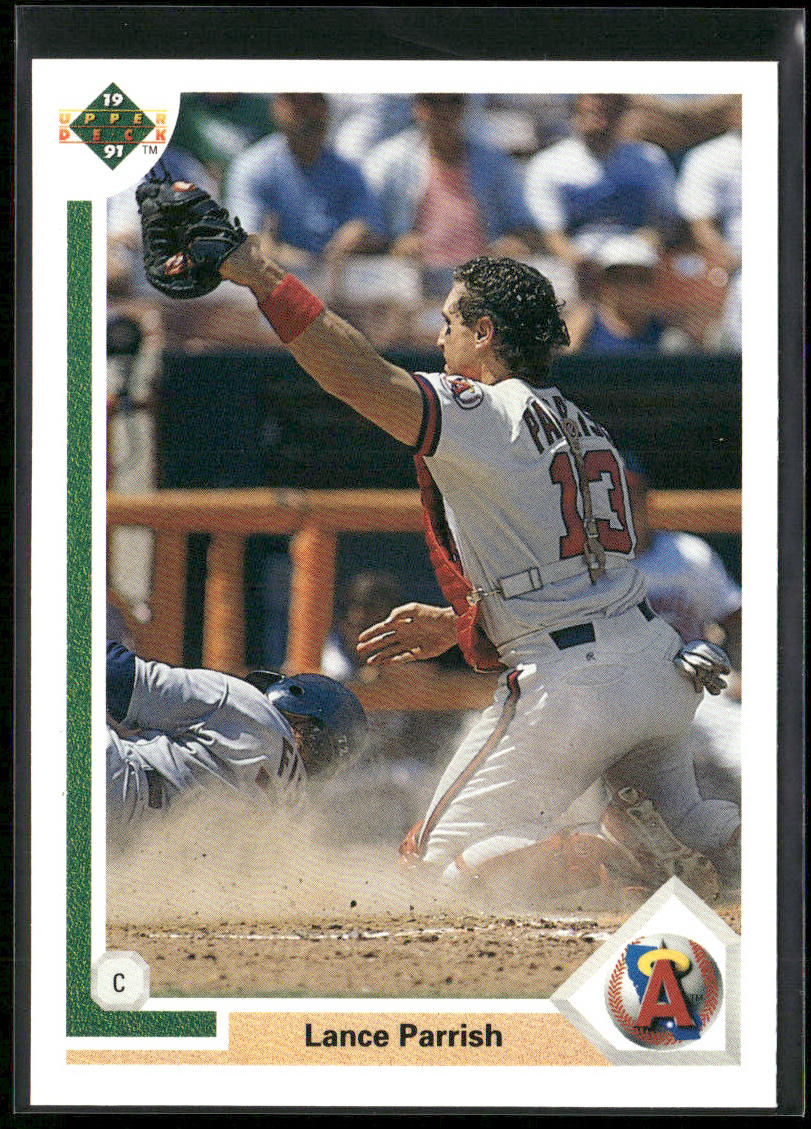 Lance Parrish 1991 Upper Deck #552c California Angels