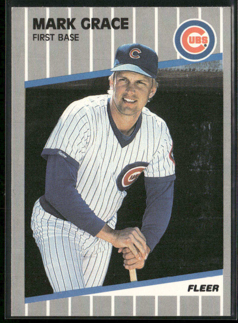 Mark Grace 1989 Fleer #426 Chicago Cubs