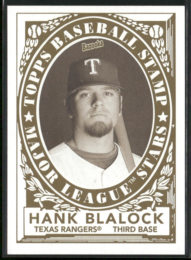 Hank Blalock 2006 Bazooka Stamps #3 Texas Rangers