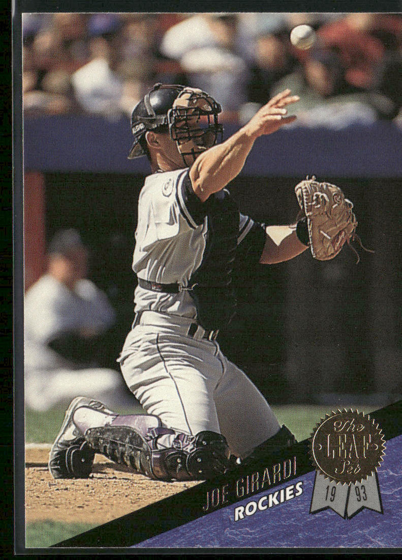 Joe Girardi 1993 Leaf #332 Colorado Rockies
