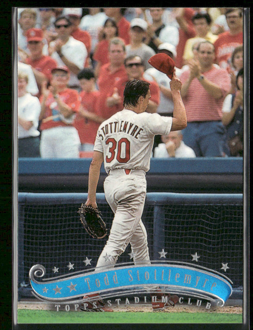 Todd Stottlemyre 1997 Stadium Club #315 St. Louis Cardinals