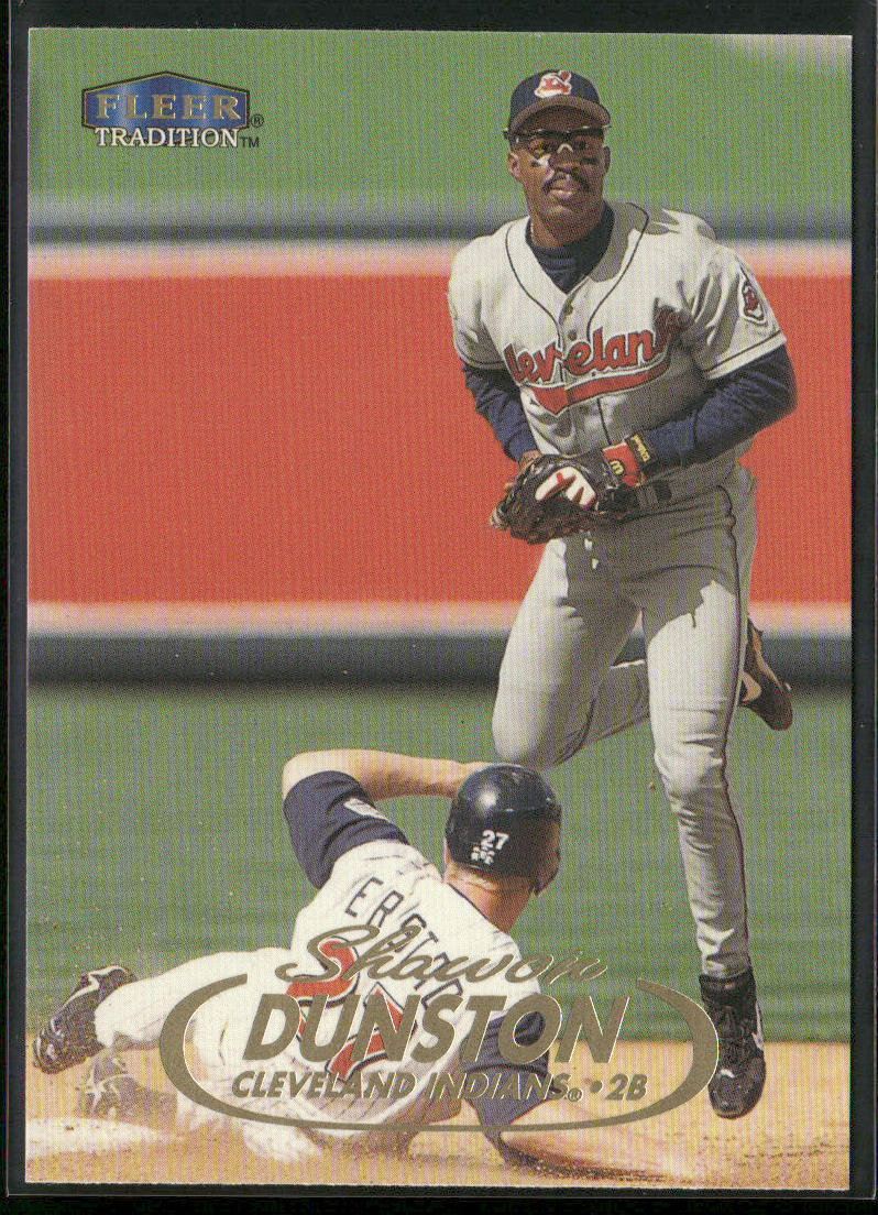 Shawon Dunston 1998 Fleer Tradition #543 Cleveland Indians