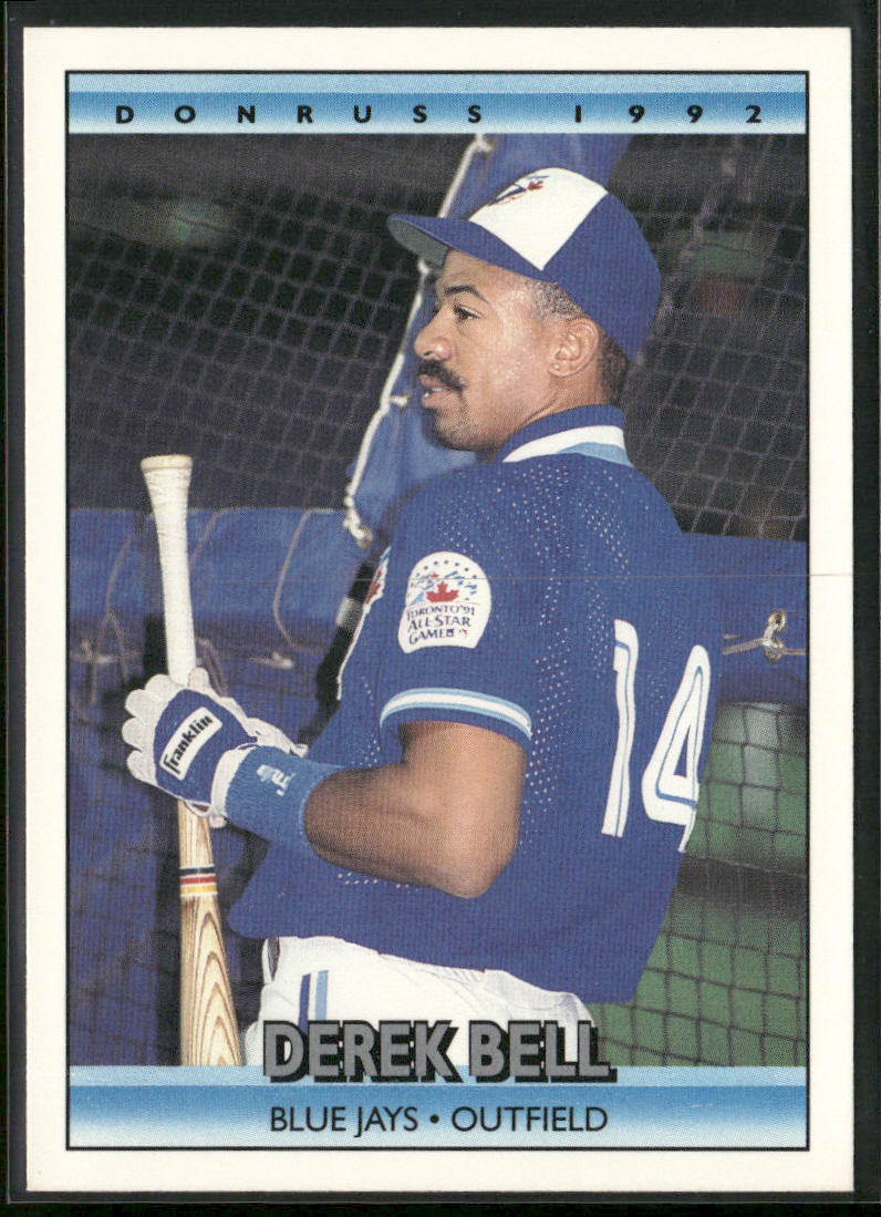 Derek Bell 1992 Donruss #581 Toronto Blue Jays