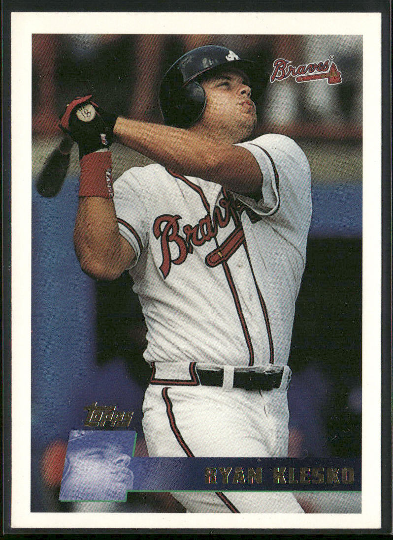 Ryan Klesko 1996 Topps #193 Atlanta Braves