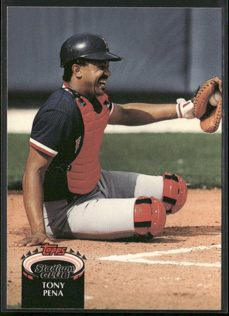 Tony Pena 1992 Stadium Club #706 Boston Red Sox
