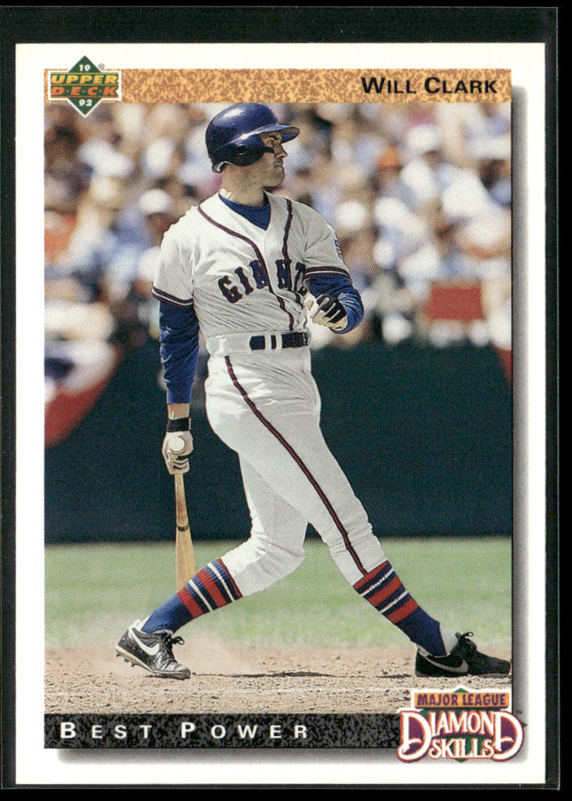 Will Clark 1992 Upper Deck #718 San Francisco Giants