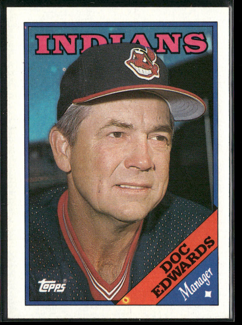 Doc Edwards 1988 Topps #374 Cleveland Indians