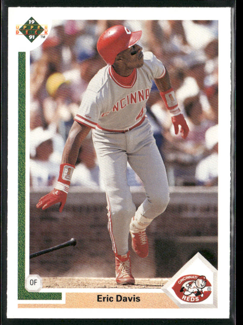Eric Davis 1991 Upper Deck #355 Cincinnati Reds