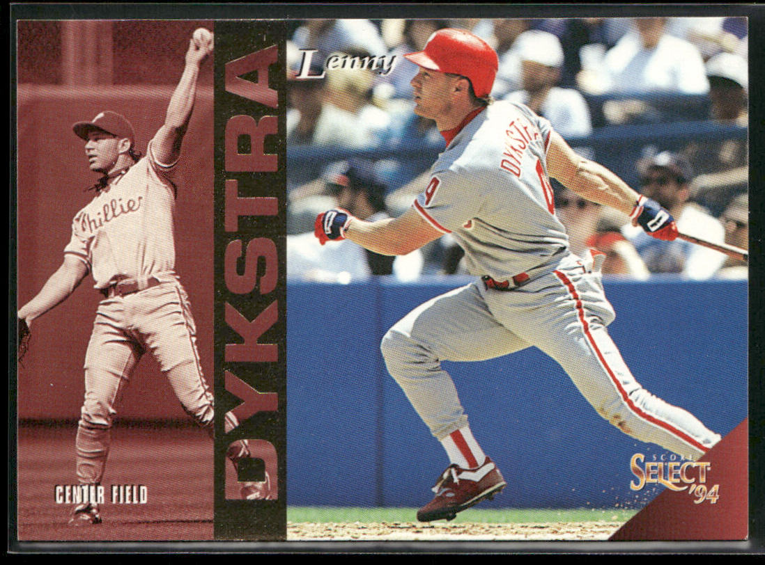 Lenny Dykstra 1994 Select #89 Philadelphia Phillies