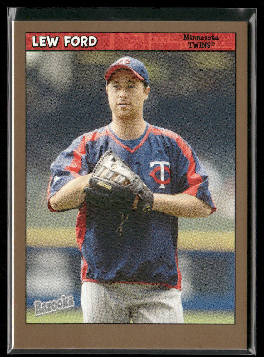 Lew Ford 2006 Bazooka Gold Chunks #114 Minnesota Twins