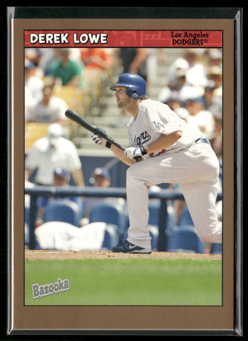 Derek Lowe 2006 Bazooka Gold Chunks #60 Los Angeles Dodgers
