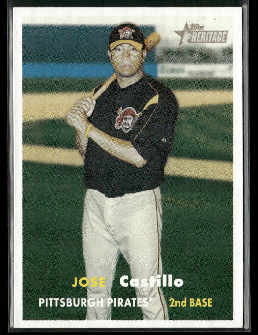 Jose Castillo 2006 Topps Heritage #237 Pittsburgh Pirates