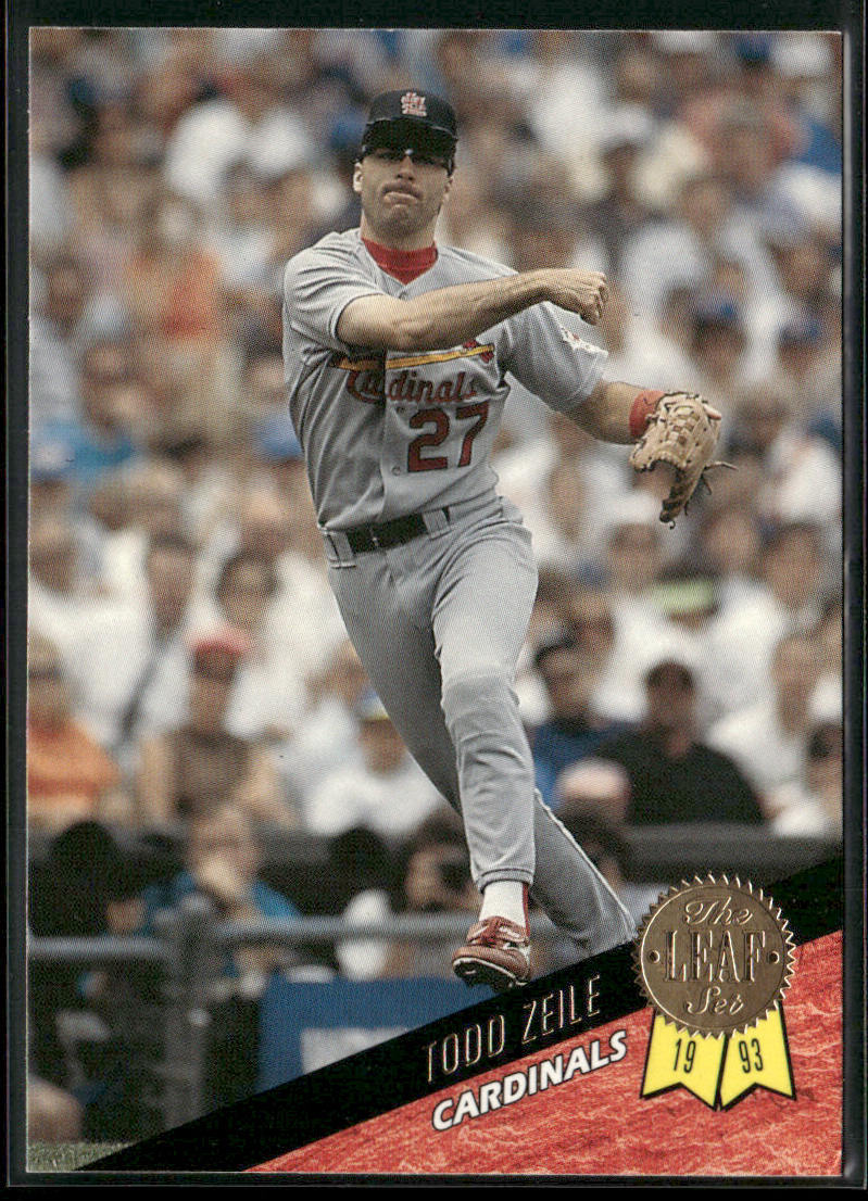 Todd Zeile 1993 Leaf #8 St. Louis Cardinals