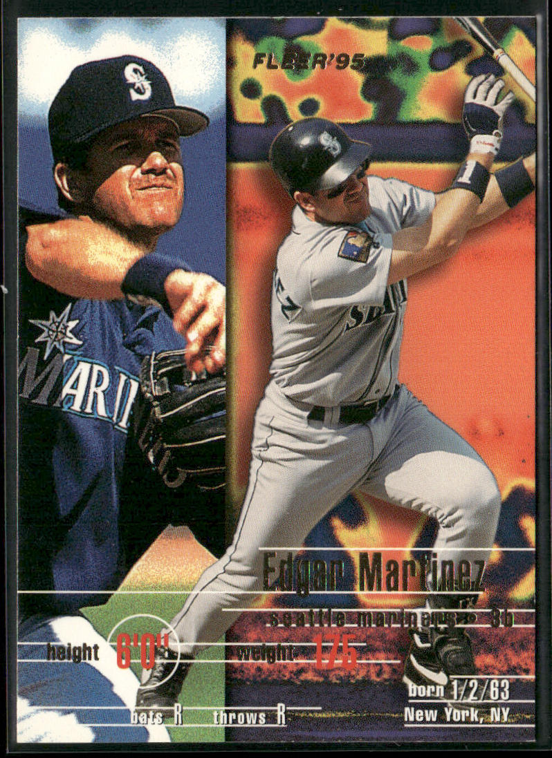 Edgar Martinez 1995 Fleer #272 Seattle Mariners