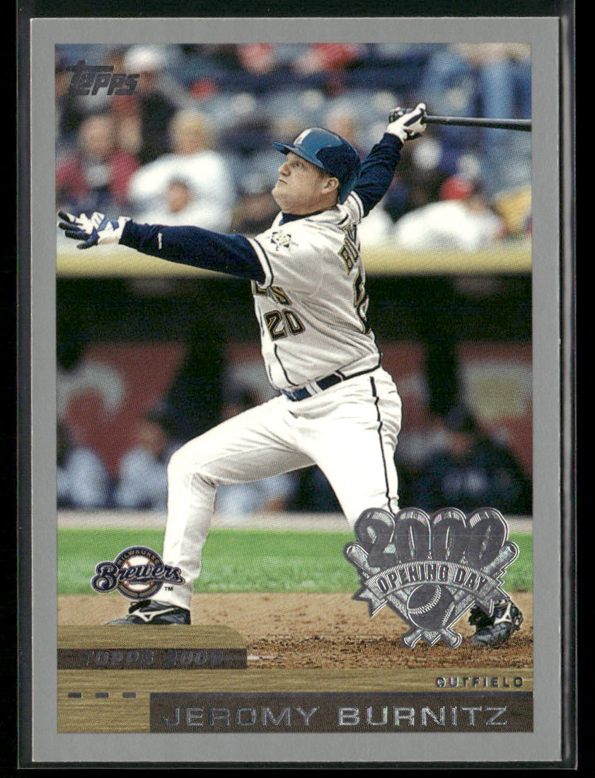 Jeromy Burnitz 2000 Topps Opening Day #121 Milwaukee Brewers