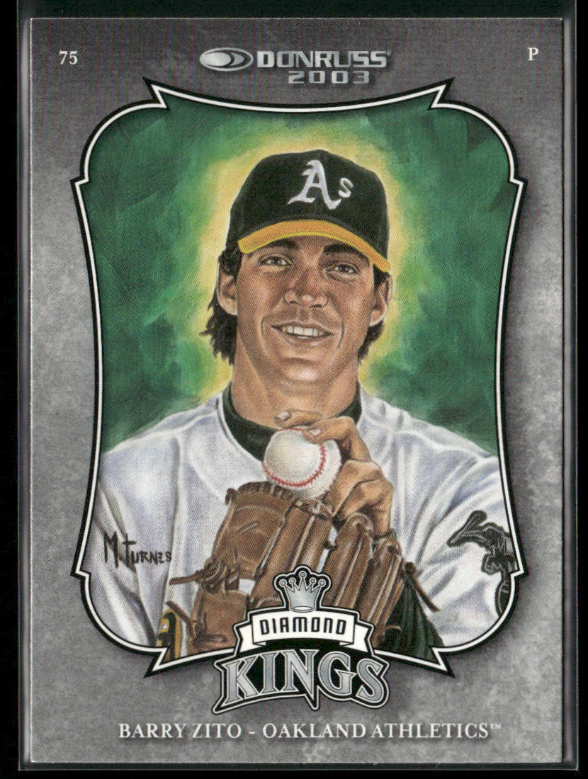 Barry Zito 2003 Donruss #14 Oakland Athletics