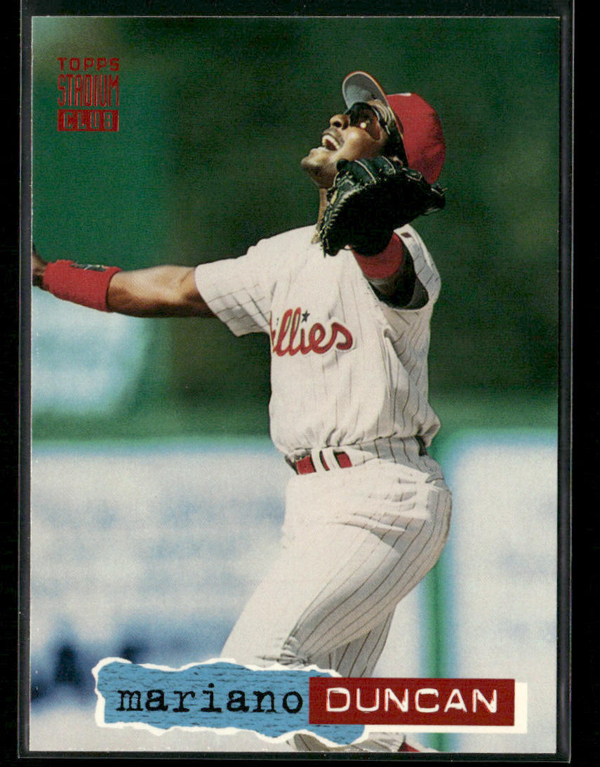 Mariano Duncan 1994 Stadium Club #54 Philadelphia Phillies