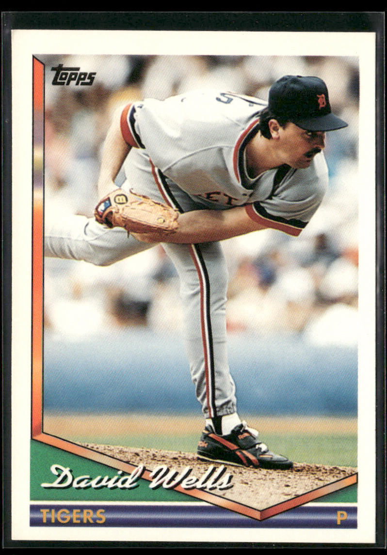 David Wells 1994 Topps #105 Detroit Tigers