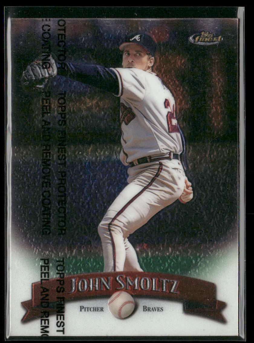 John Smoltz 1998 Finest #170 Atlanta Braves
