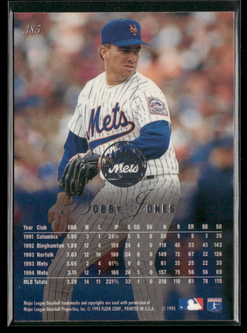 Bobby Jones 1995 Flair #385 New York Mets