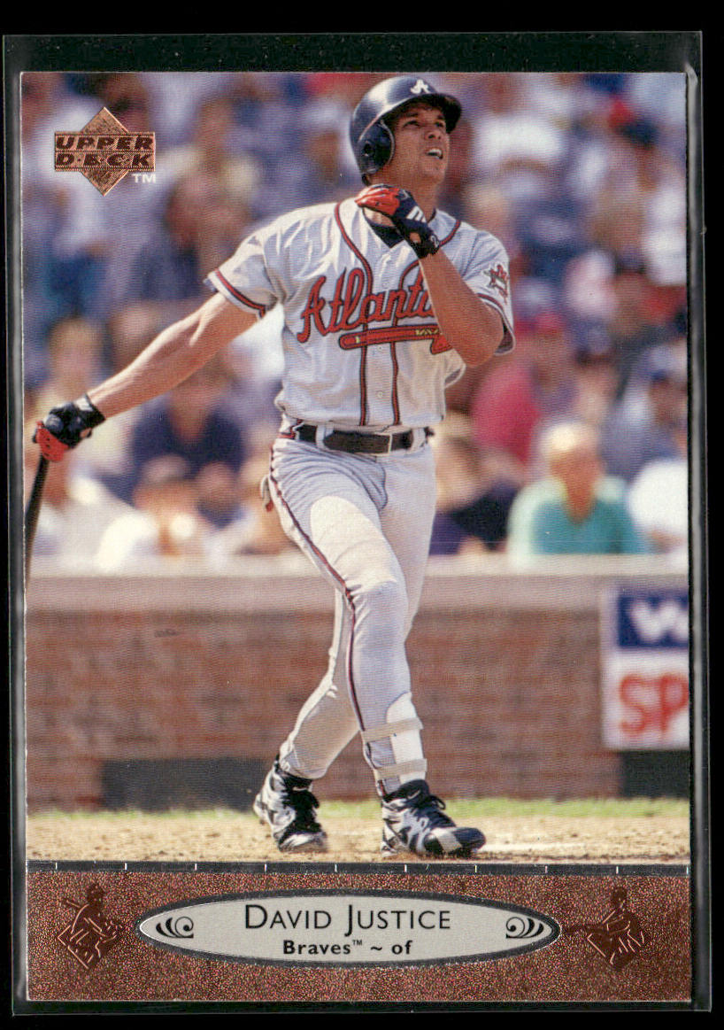 David Justice 1996 Upper Deck #4 Atlanta Braves