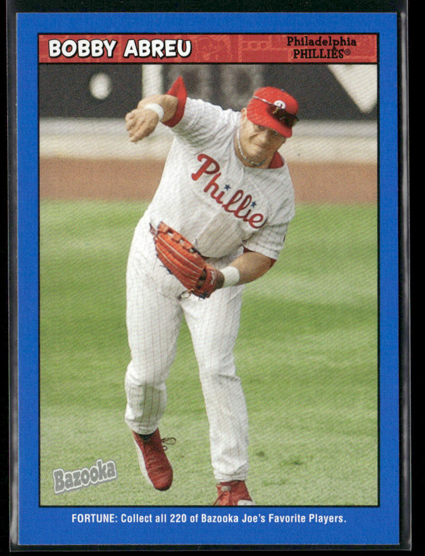Bobby Abreu 2006 Bazooka Blue Fortune #141 Philadelphia Phillies