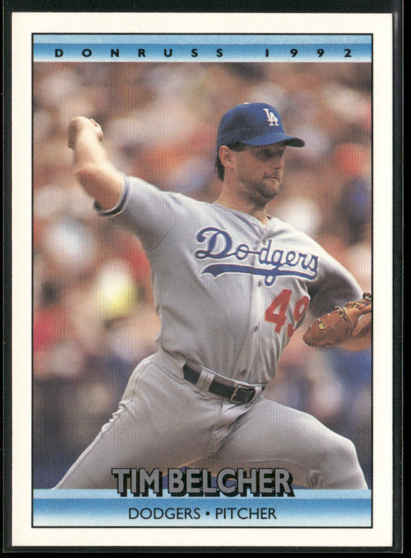 Tim Belcher 1992 Donruss #78 Los Angeles Dodgers