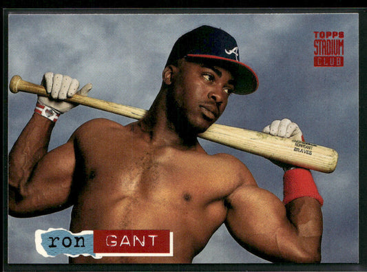 Ron Gant 1994 Stadium Club #123 Atlanta Braves