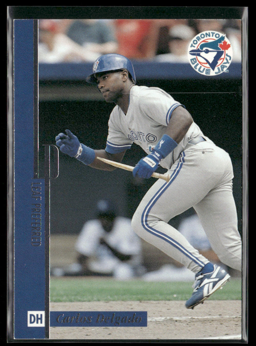 Carlos Delgado 1996 Leaf Preferred #90 Toronto Blue Jays