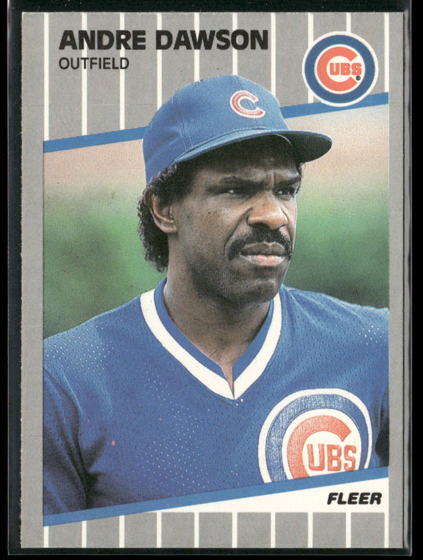 Andre Dawson 1989 Fleer #422 Chicago Cubs