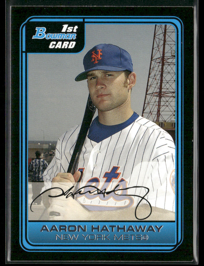 Aaron Hathaway 2006 Bowman Prospects #B46 New York Mets