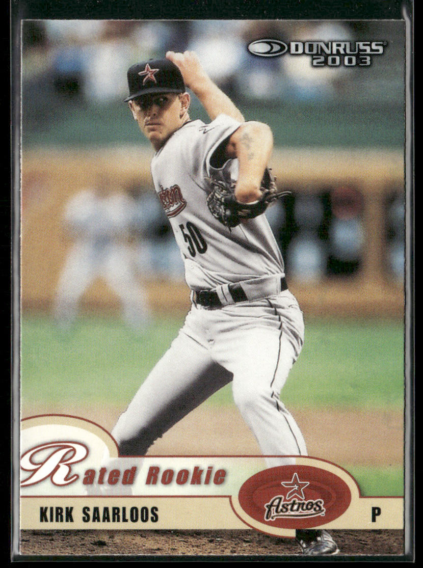 Kirk Saarloos 2003 Donruss #37 Houston Astros