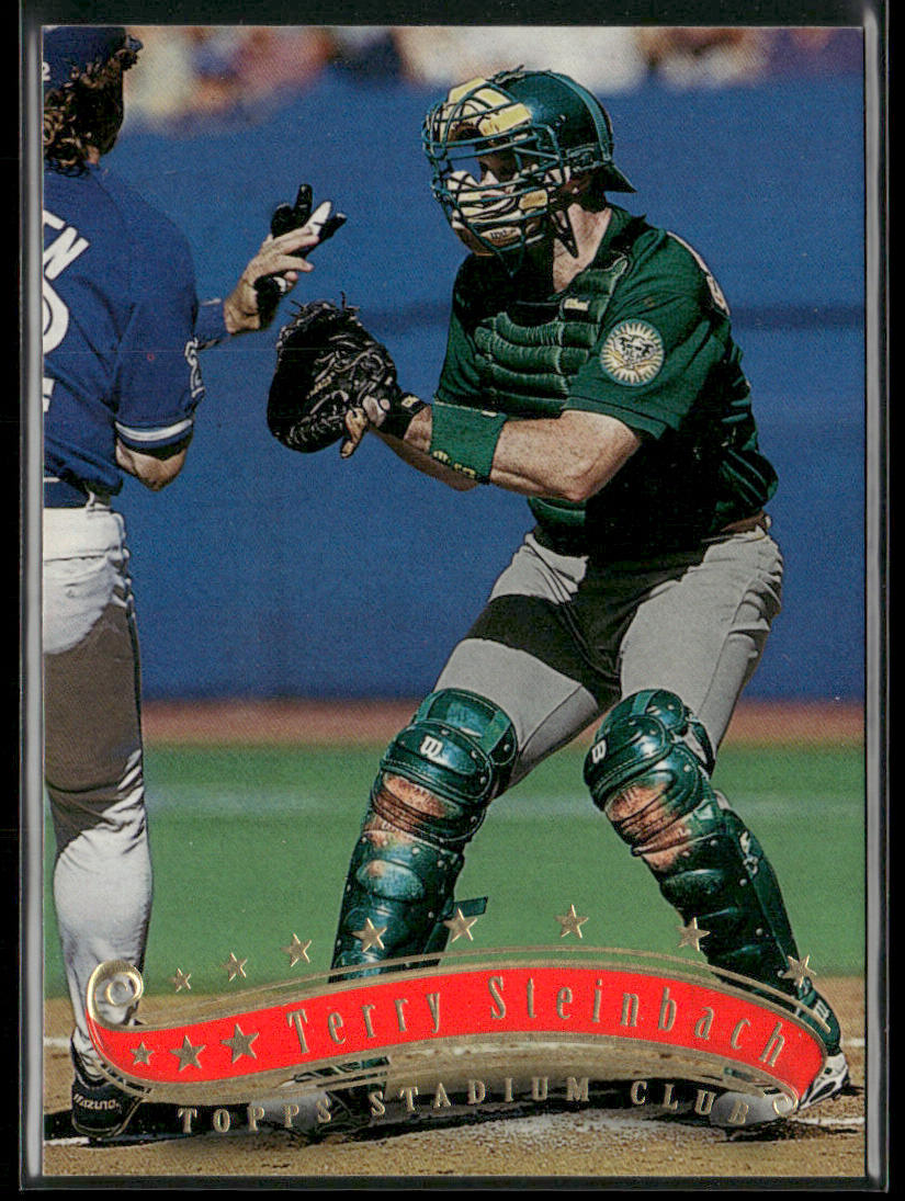Terry Steinbach 1997 Stadium Club #130 Oakland Athletics