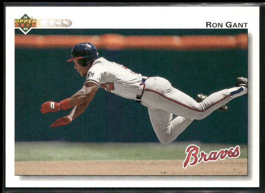 Ron Gant 1992 Upper Deck #345 Atlanta Braves