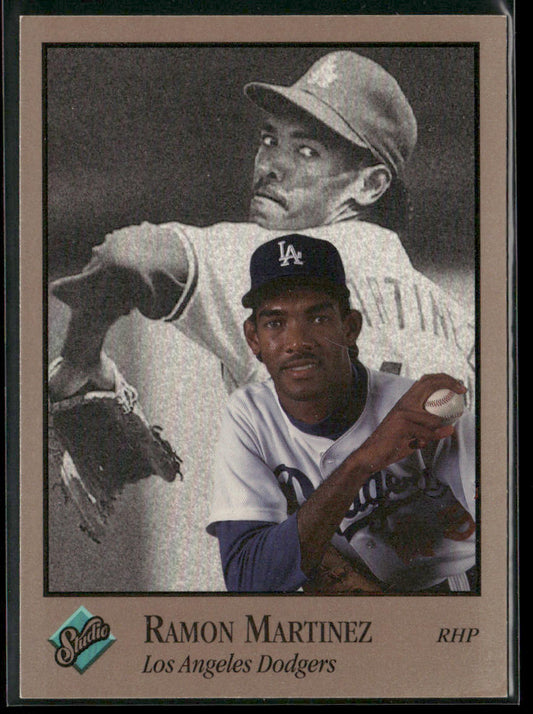Ramon Martinez 1992 Studio #46 Los Angeles Dodgers