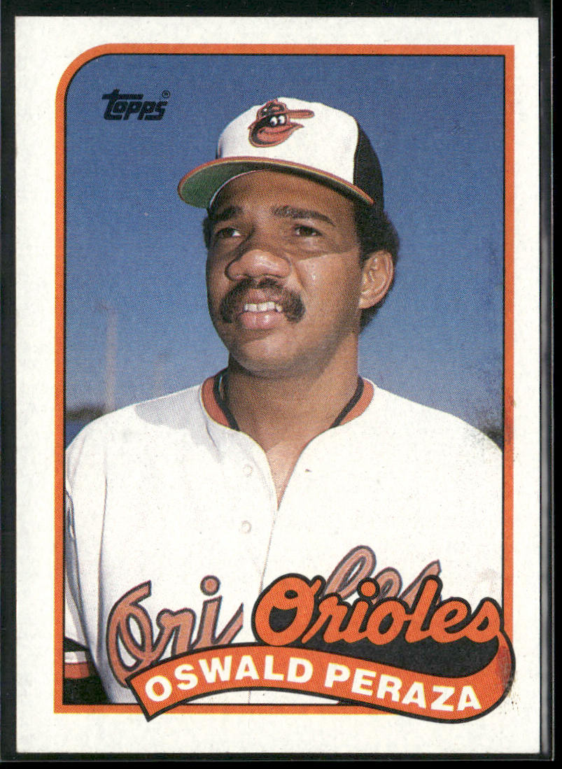 Oswald Peraza 1989 Topps #297 RC Baltimore Orioles