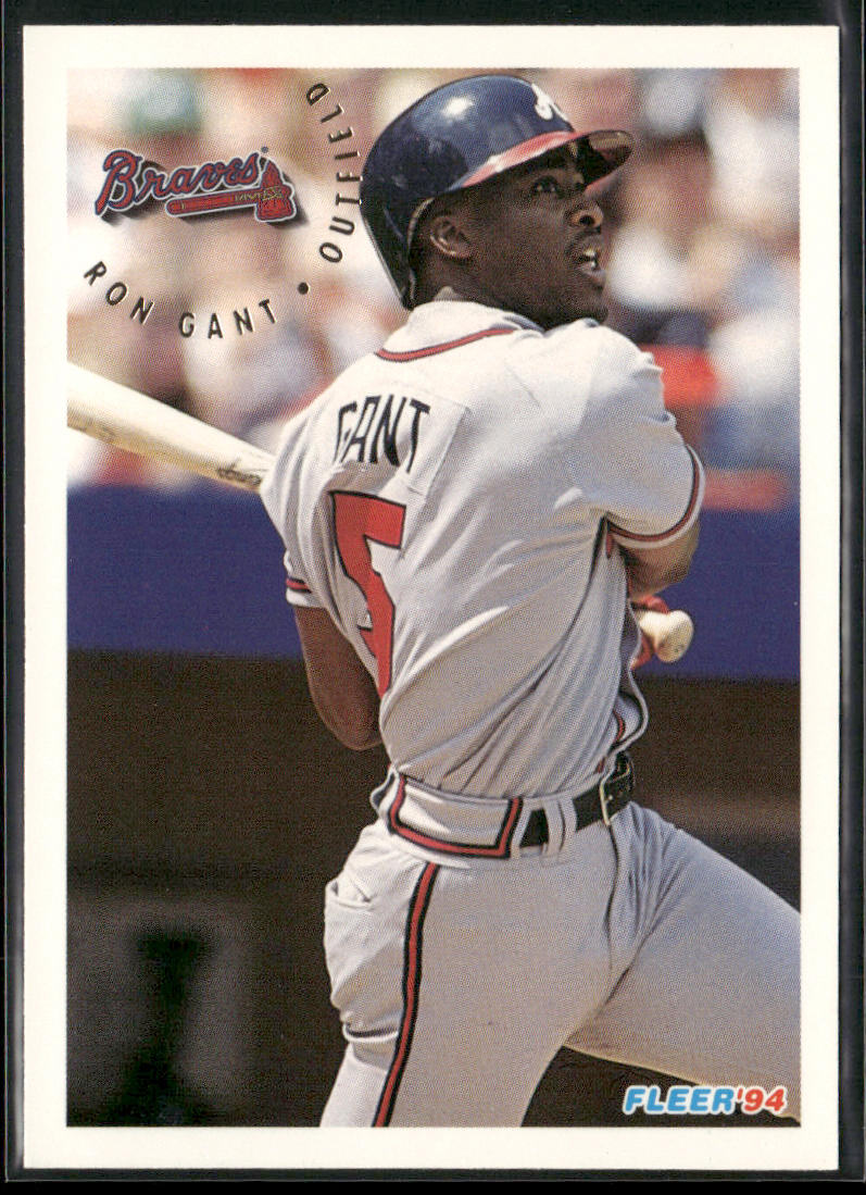 Ron Gant 1994 Fleer #358 Atlanta Braves