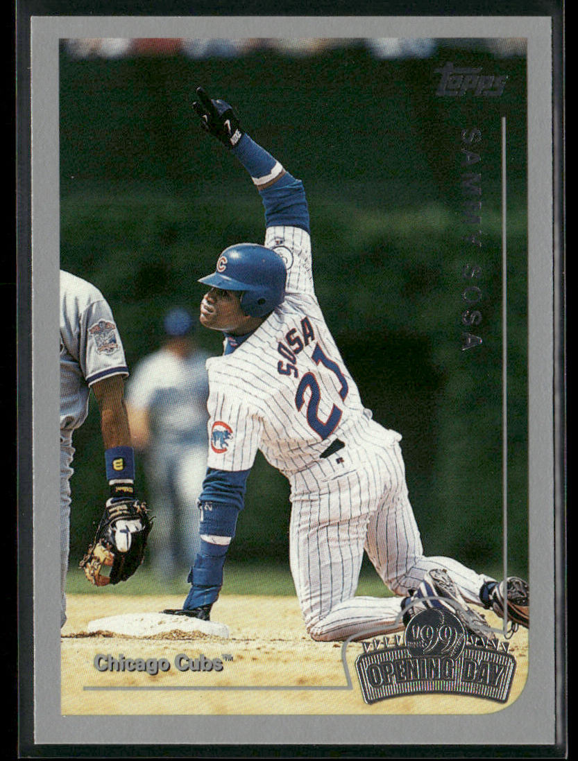 Sammy Sosa 1999 Topps Opening Day #37 Chicago Cubs