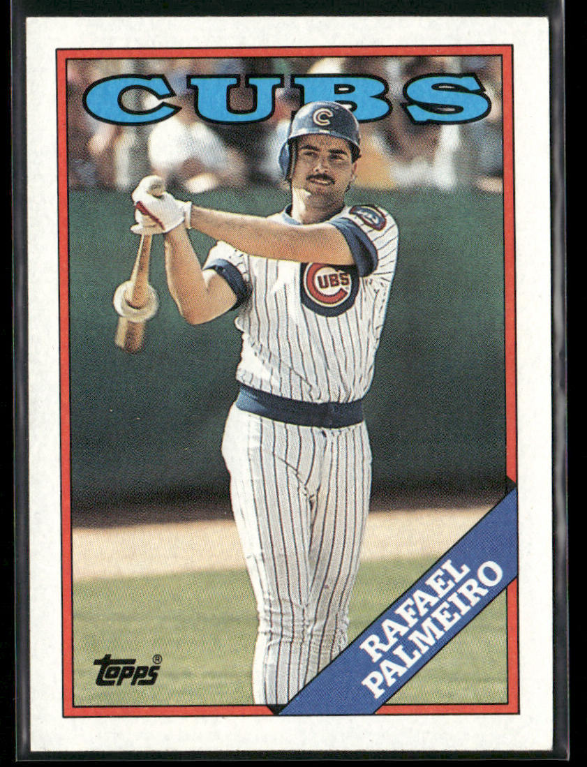 Rafael Palmeiro 1988 Topps #186 Chicago Cubs