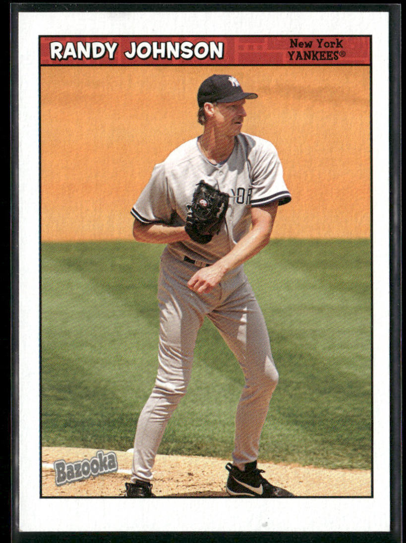 Randy Johnson 2006 Bazooka #105 New York Yankees