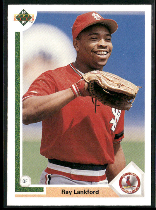 Ray Lankford 1991 Upper Deck #346b St. Louis Cardinals