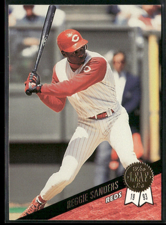 Reggie Sanders 1993 Leaf #428 Cincinnati Reds