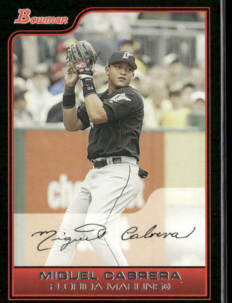Miguel Cabrera 2006 Bowman #194 Florida Marlins