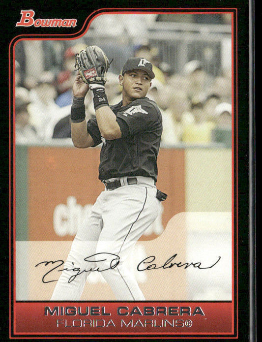 Miguel Cabrera 2006 Bowman #194 Florida Marlins