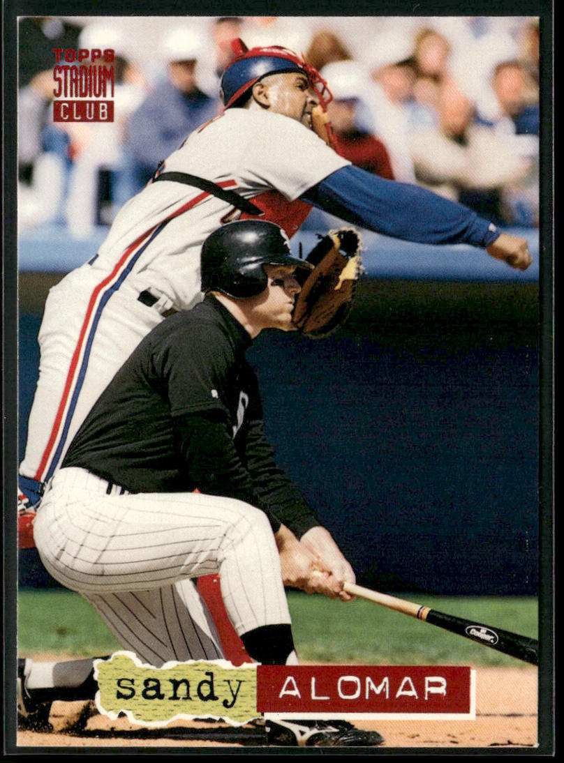 Sandy Alomar 1994 Stadium Club #144 Cleveland Indians