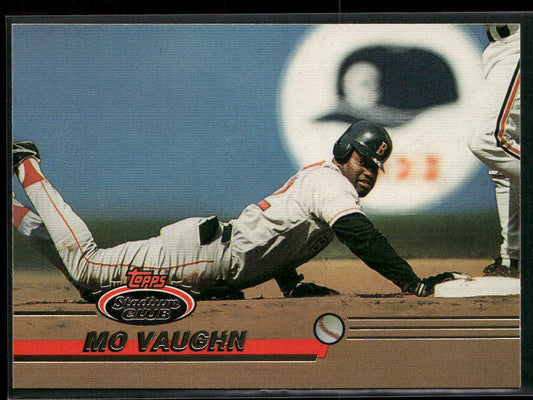 Mo Vaughn 1993 Stadium Club #334 Boston Red Sox