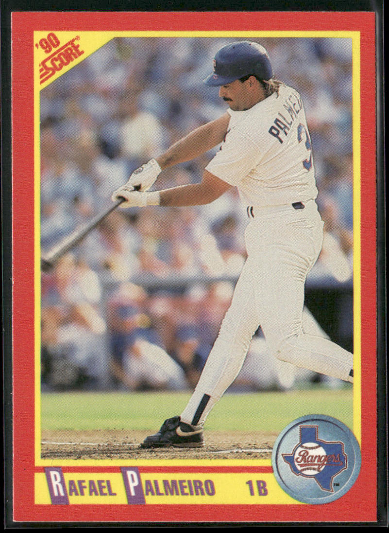 Rafael Palmeiro 1990 Score #405 Texas Rangers