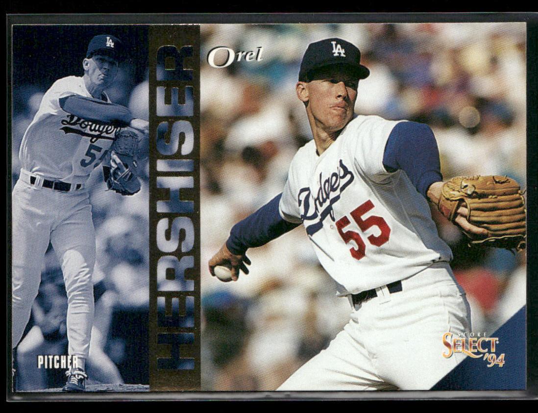 Orel Hershiser 1994 Select #134 Los Angeles Dodgers